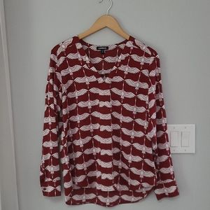 Express Portofino Bird of Paradise Blouse M